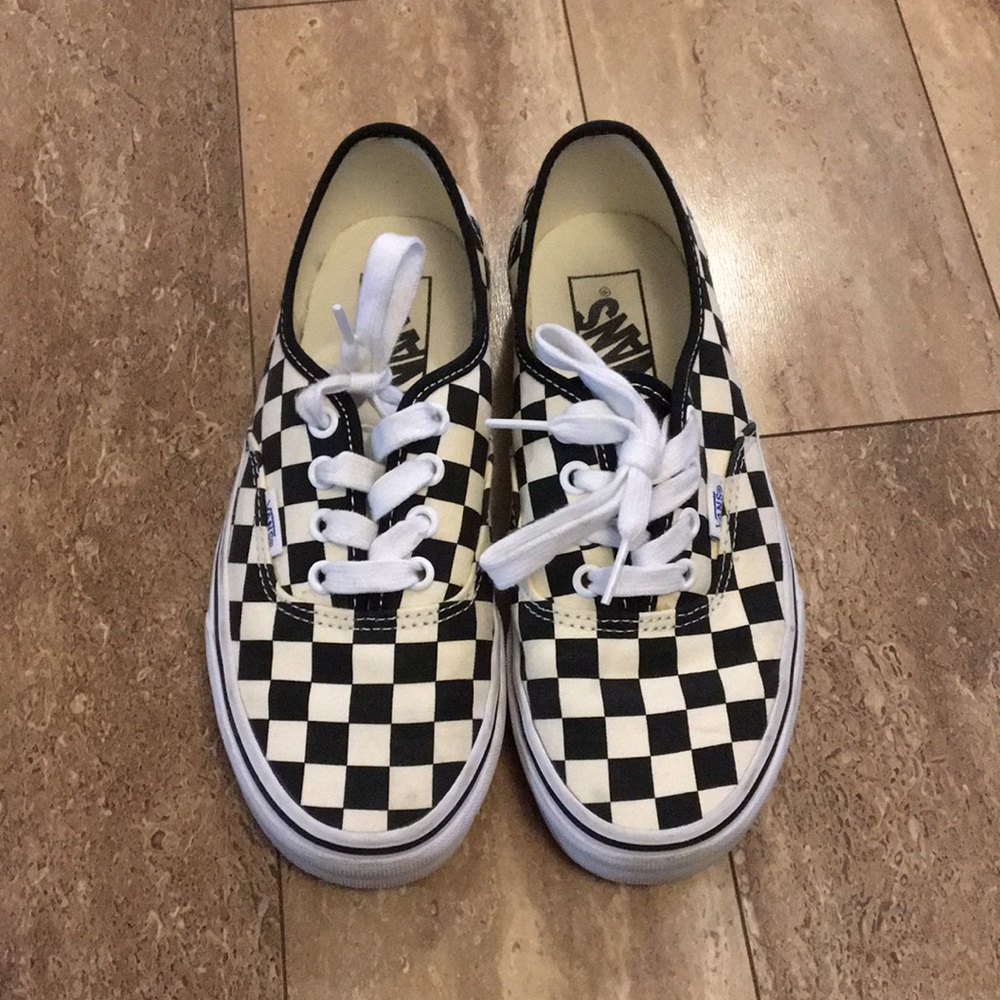 Checkered vans